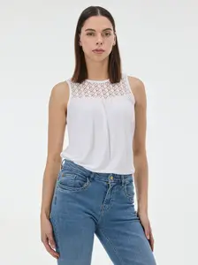 Bílé dámské tílko ORSAY