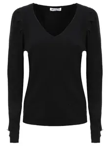 Influencer Sveter  čierna