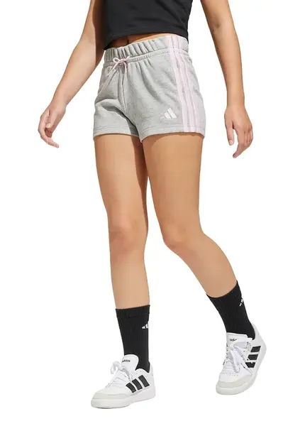 Dětské kraťasy adidas šedá barva, s aplikací, nastavitelný pas, JN6495