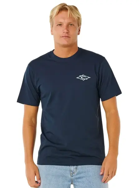 Rip curl pánské tričko Hazey Days Dark Navy | Modrá | Velikost M | 100% bavlna