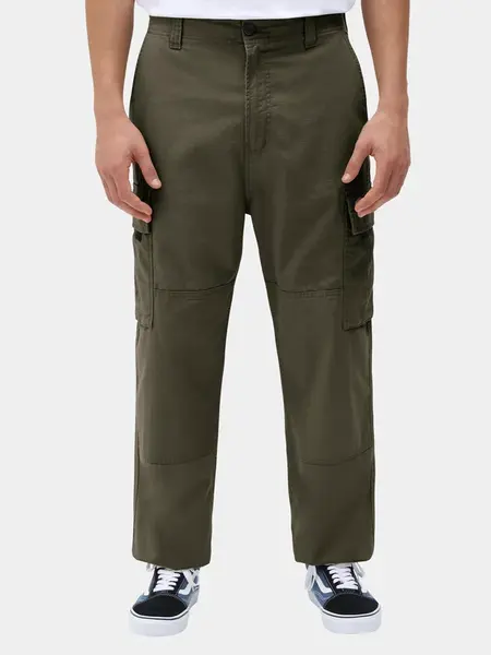 DICKIES Nohavice 'EAGLE BEND'  kaki