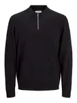 JACK & JONES Sveter 'JJEEmil'  čierna