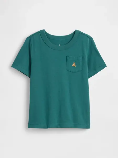 Dětské tričko s kapsou a motivem medvěda