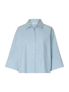 SELECTED Blúzka 'SLFEster'  modrosivá