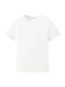 MANGO Tričko 'LUNI'  biela