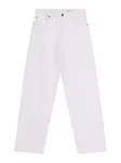 Bershka Džínsy  biely denim