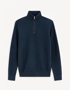 Celio Svetr Celim s límcem na zip - Pánské