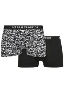 Urban Classics Boxerky  čierna / biela