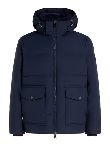 TOMMY HILFIGER Prechodná bunda 'Rockie'  námornícka modrá