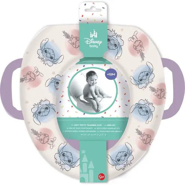 Stor Stitch měkké sedátko na wc s držadly 1 ks