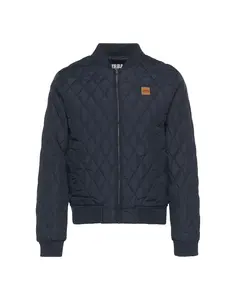 Urban Classics Prechodná bunda 'Diamond Quilt'  námornícka modrá