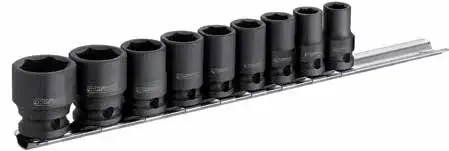 Sada průmyslových hlavic 3/8", 9 dílů Tona Expert (E041601T)