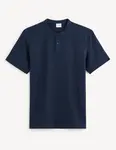 Tmavomodré pánske basic polo tričko Celio Gesohel