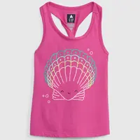 GAP Dětské organic tílko s potiskem - Holky