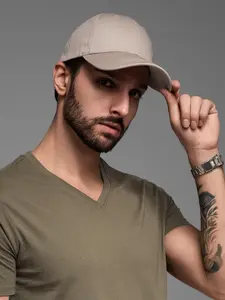 Ombre Men's baseball cap with decorative embroidery - ash