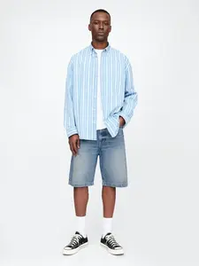 GAP Džínové kraťasy 90s Loose - Pánské