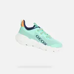 Tyrkysové chlapecké tenisky Geox Flexyper Fast