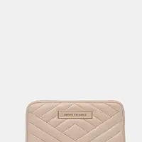 Peněženka Armani Exchange béžová barva, 948068 4R742