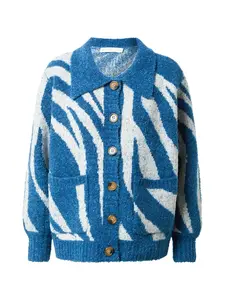 Warehouse Kardigán  modrá / biela