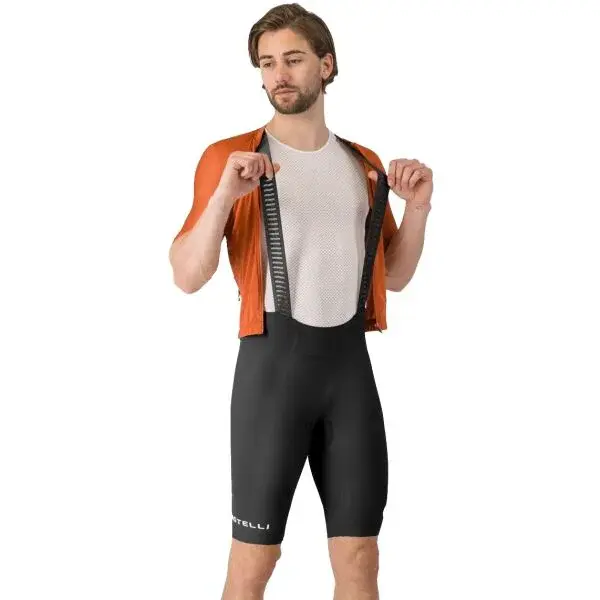 Castelli ESPRESSO 2 BIBSHORT Pánské cyklistické kalhoty, černá, velikost
