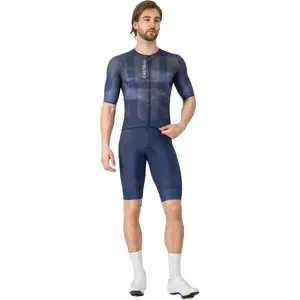 Castelli CLIMBER'S A/C JERSEY Pánský cyklistický dres, tmavě modrá, velikost XXXL