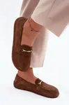 Dámske barefoot mokasíny zo semišu