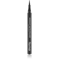 flormar Midnight Matte Eyeliner linka na oči vo fixke s matným efektom odtieň 01 Black 1,2 ml
