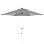 Slunečník s automatickým naklápěním klikou Doppler EXPERT 280 cm, světle šedá DP428441827