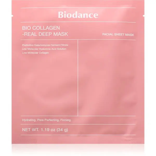Biodance Bio-Collagen Real Deep Mask intenzivní hydrogelová maska pro hydrataci pleti a minimalizaci pórů 34 g