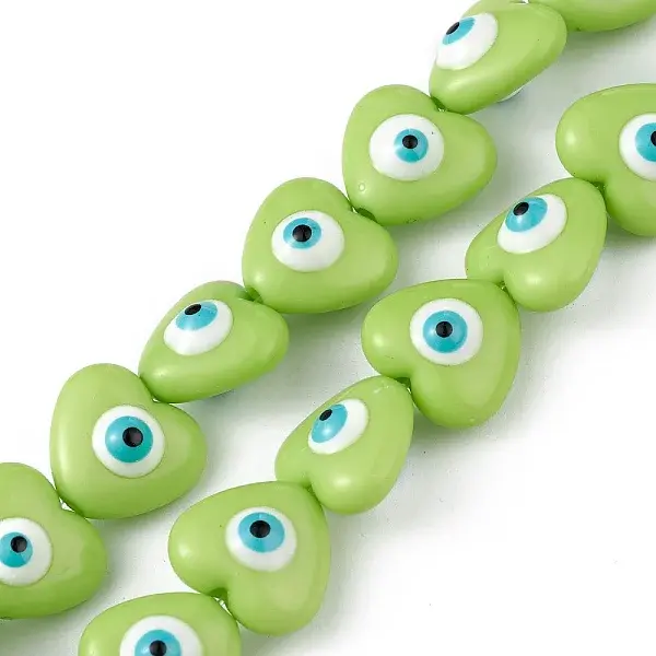 Evil Eye Resin Beads Strands