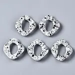 Spray Painted CCB Plastic Linking Rings