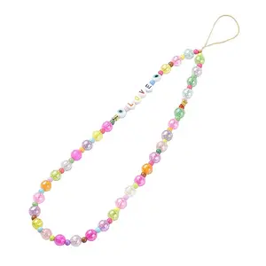 Word LOVE Acrylic Mobile Straps