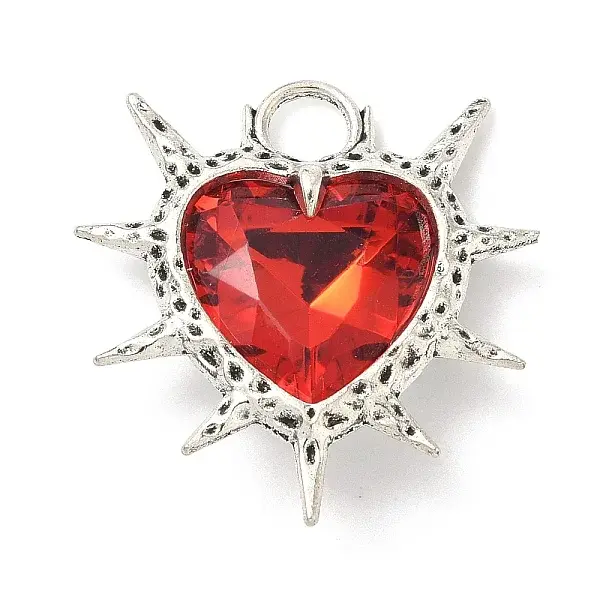 Alloy with Acrylic Pendants