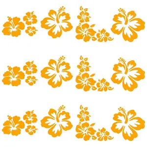 4 Sheets PET Reflective Sticker Car Decoration