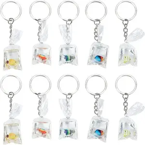 DIY 3D Goldfish Bag Keychain Making Kits