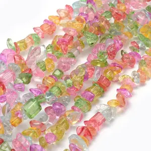 Crackle Glass Beads Strands
