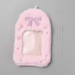 Rectangle with Bowknot Acrylic Fibers Photocard Holder