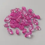 Fuchsia Transparent Acrylic Beads