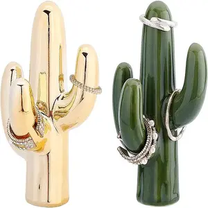 2Pcs 2 Styles Porcelain Home Display Decorations