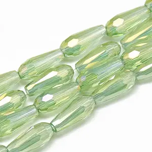 Electroplate Glass Beads Strands