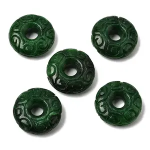 Natural Myanmar Jade Dyed Beads