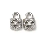 Brass Micro Pave Cubic Zirconia Pendants