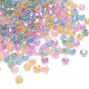 Eletroplated Transparent Glass Beads