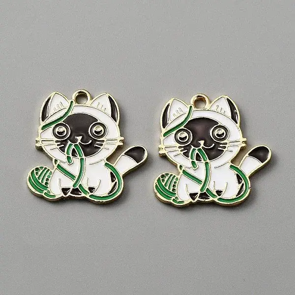 Zinc Alloy Enamel Pendants