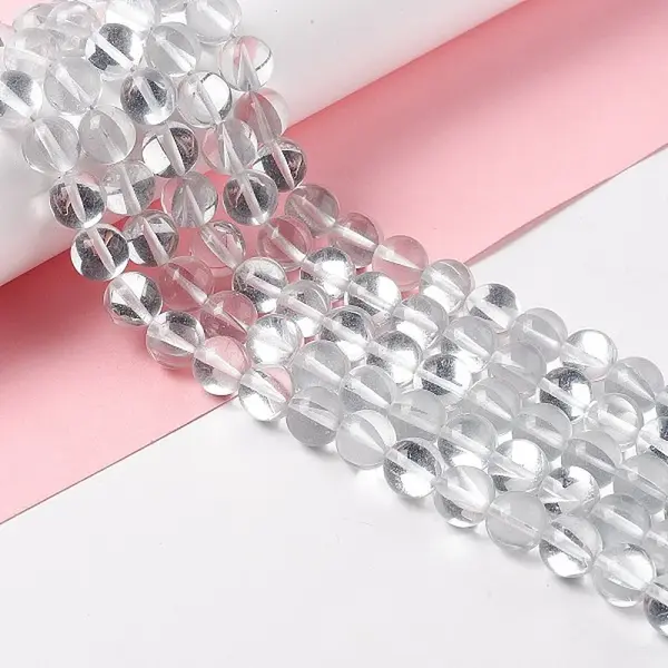 Synthetic Moonstone Beads Strands