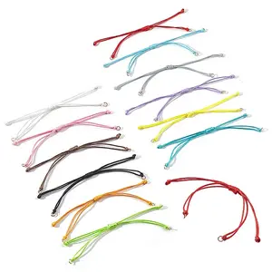 24Pcs 12 Colors Waxed Polyester Braided Bracelet Makings