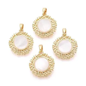 Natural White Shell Pendants