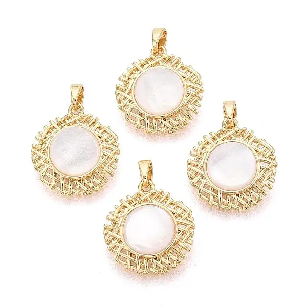 Natural White Shell Pendants