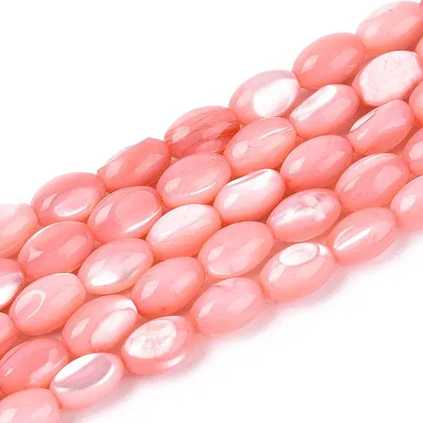 Natural Trochus Shell Beads Strands