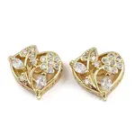 Brass Pave Cubic Zirconia Multi-strand Links